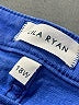 Lila Ryan Color Block Blue Jeggings Size 18 - photo 4