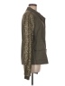Quinn 100% Cotton Animal Print Gold Jacket Size M - photo 4