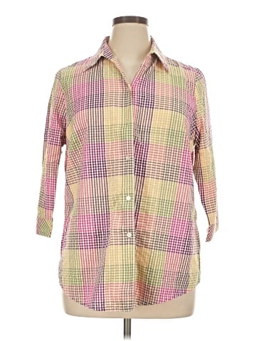 Alala 3/4 Sleeve Button-Down Shirt (view 1)