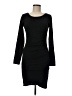 Leith Solid Black Cocktail Dress Size M - photo 1