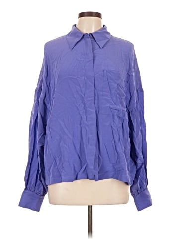 Ted Baker London Long Sleeve Silk Top (view 1)