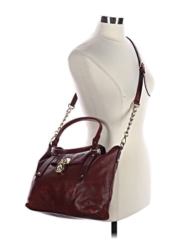 MICHAEL Michael Kors Leather Satchel (view 2)