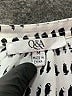 Q&A 100% Polyester Silver Short Sleeve Blouse Size M - photo 7