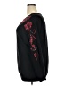 Chico's Floral Black Pullover Sweater Size XXL (4) - photo 5