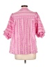 Umgee Pink 3/4 Sleeve Blouse Size L - photo 2