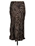 J. McLaughlin 100% Rayon Animal Print Brown Formal Skirt Size 6 - photo 2