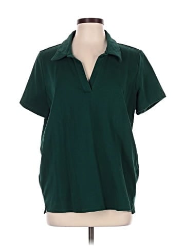 Universal Standard Short Sleeve Blouse (view 1)