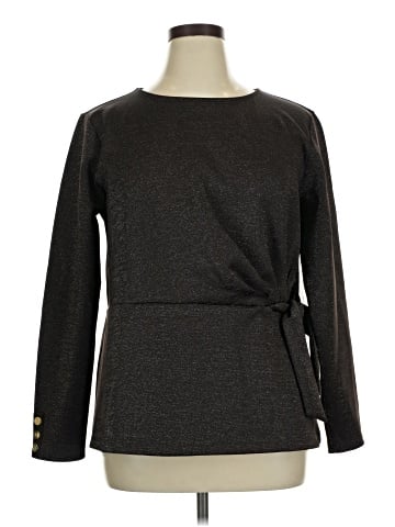 Liz Claiborne Long Sleeve Top (view 1)
