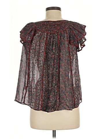 Ulla Johnson Short Sleeve Silk Top (view 2)
