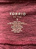 Torrid Color Block Burgundy Active Pants Size 3X Plus (3) - photo 4