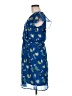 Old Navy 100% Polyester Tropical Blue Casual Dress Size M - photo 5