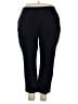 Lands' End Solid Black Casual Pants Size 22W - photo 1