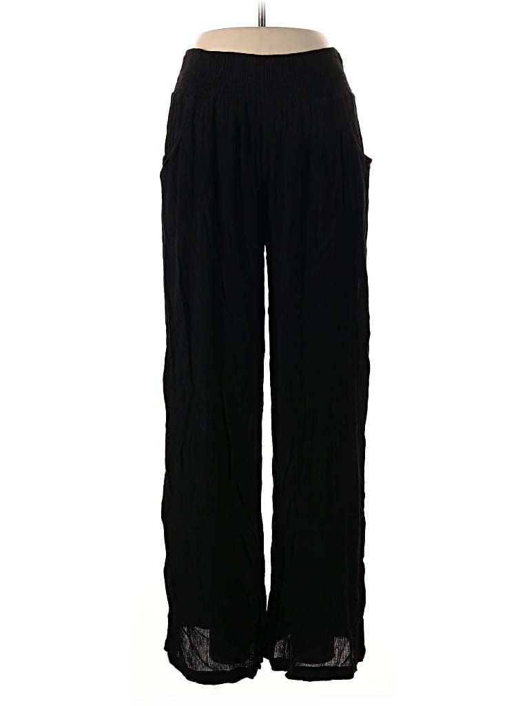 Pre-owned Elan Casual Pants In Black