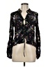 Rolla's Floral Black Long Sleeve Blouse Size M - photo 1