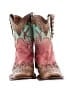 Dan Post 100% Leather Teal Pink Ankle Boots Size 8 1/2 - photo 2