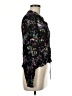 Rolla's Floral Black Long Sleeve Blouse Size M - photo 4