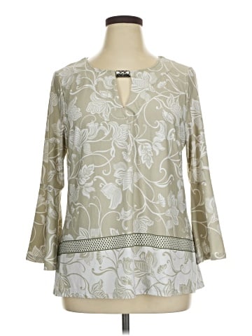 New Directions 3/4 Sleeve Blouse (view 1)