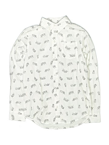 Janie and Jack Long Sleeve Button-Down Shirt (view 1)