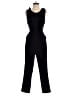 New Look 100% Polyester Solid Black Jumpsuit Size 4 - photo 1