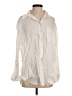H&M 100% Linen Ivory Long Sleeve Blouse Size S - photo 1
