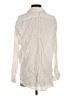 H&M 100% Linen Ivory Long Sleeve Blouse Size S - photo 2