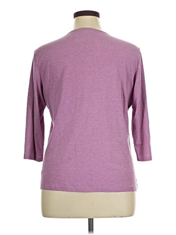 Christopher & Banks 3/4 Sleeve T-Shirt (view 2)