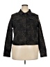 Nine West Animal Print Black Jacket Size XXL - photo 1