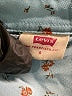 Levi's 100% Polyester Print Teal Long Sleeve Blouse Size S - photo 7