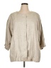 Eileen Fisher Tan Jacket Size 1X - photo 1