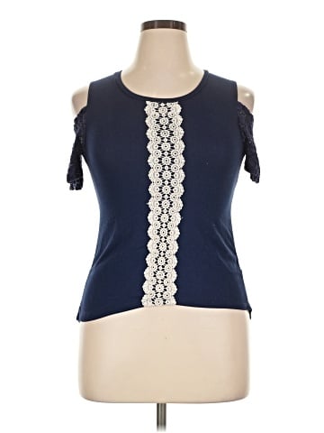 One Step Up Sleeveless Blouse (view 1)