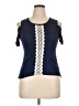 One Step Up Blue Sleeveless Blouse Size 14 - 16 - photo 1