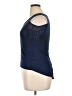 One Step Up Blue Sleeveless Blouse Size 14 - 16 - photo 5