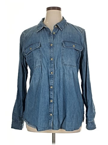 L.L.Bean Long Sleeve Button-Down Shirt (view 1)