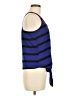 Timing 100% Polyester Blue Sleeveless Top Size M - photo 4