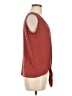 Green Envelope Burgundy Sleeveless Blouse Size M - photo 4