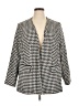 T Tahari Houndstooth Ivory Blazer Size 16W - photo 1