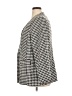 T Tahari Houndstooth Ivory Blazer Size 16W - photo 5