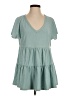 First Love Teal Short Sleeve Top Size S - photo 1