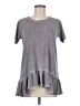 Dantelle 100% Polyester Gray Short Sleeve Top Size M - photo 1