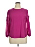 Adrianna Papell Pink 3/4 Sleeve Top Size XL - photo 1
