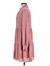 MSK 100% Polyester Solid Pink Casual Dress Size M - photo 5