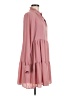 MSK 100% Polyester Solid Pink Casual Dress Size M - photo 4
