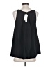 Aqua 100% Polyester Black Sleeveless Blouse Size S - photo 2