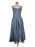 Taylor Hearts Blue Casual Dress Size 6 - photo 1