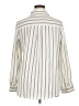 Fortune + Ivy 100% Polyester Stripes Ivory Long Sleeve Blouse Size XL - photo 2