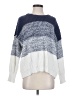 Very J Color Block Blue Pullover Sweater Size S - photo 1