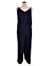 Gilli Solid Blue Jumpsuit Size 1X - photo 2