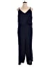 Gilli Solid Blue Jumpsuit Size 1X - photo 1