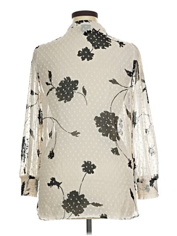 Bobeau 3/4 Sleeve Blouse (view 2)