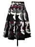 Express Design Studio 100% Polyester Graphic Gray Formal Skirt Size 0 - photo 1